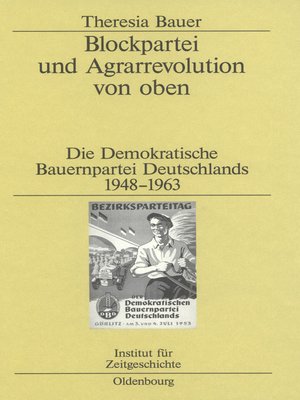 cover image of Blockpartei und Agrarrevolution von oben